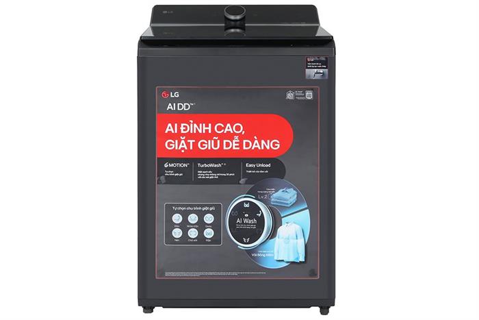 Máy Giặt LG AI DD Inverter 22 kg T2522AX7G: Công Nghệ Giặt Thông Minh Cho Gia Đình Đông Người