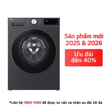 Máy giặt lồng ngang LG AI DD Inverter 12kg FX1412N5G chính hãng