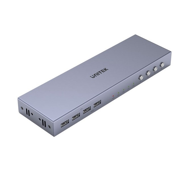 Bộ chuyển đổi 4-1 KVM HDMI 2.0 + USB 2.0 UNITEK V306A 4K60hz