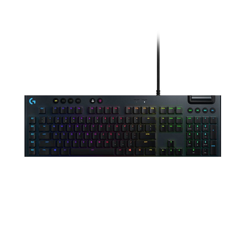 Bàn phím cơ Logitech G813 LIGHTSYNC RGB MECHANICAL LINEAR 920-009011 | Hàng chính hãng