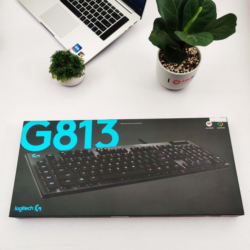 Bàn phím cơ Logitech G813 LIGHTSYNC RGB MECHANICAL CLICKY 920-009098 | Hàng chính hãng
