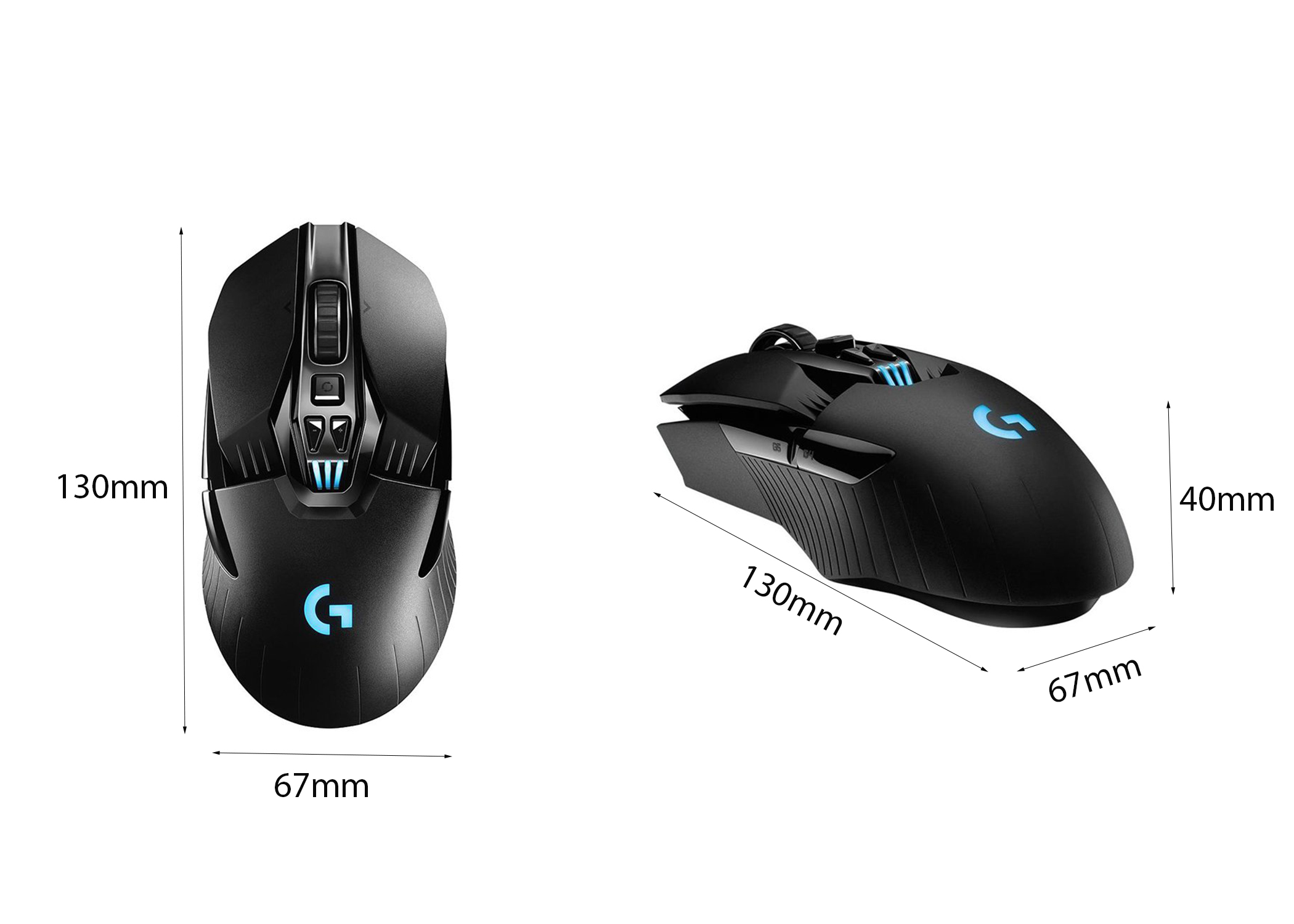Chuột không dây Logitech LIGHTSPEED G903 HERO 910-005674 | Hàng chính hãng