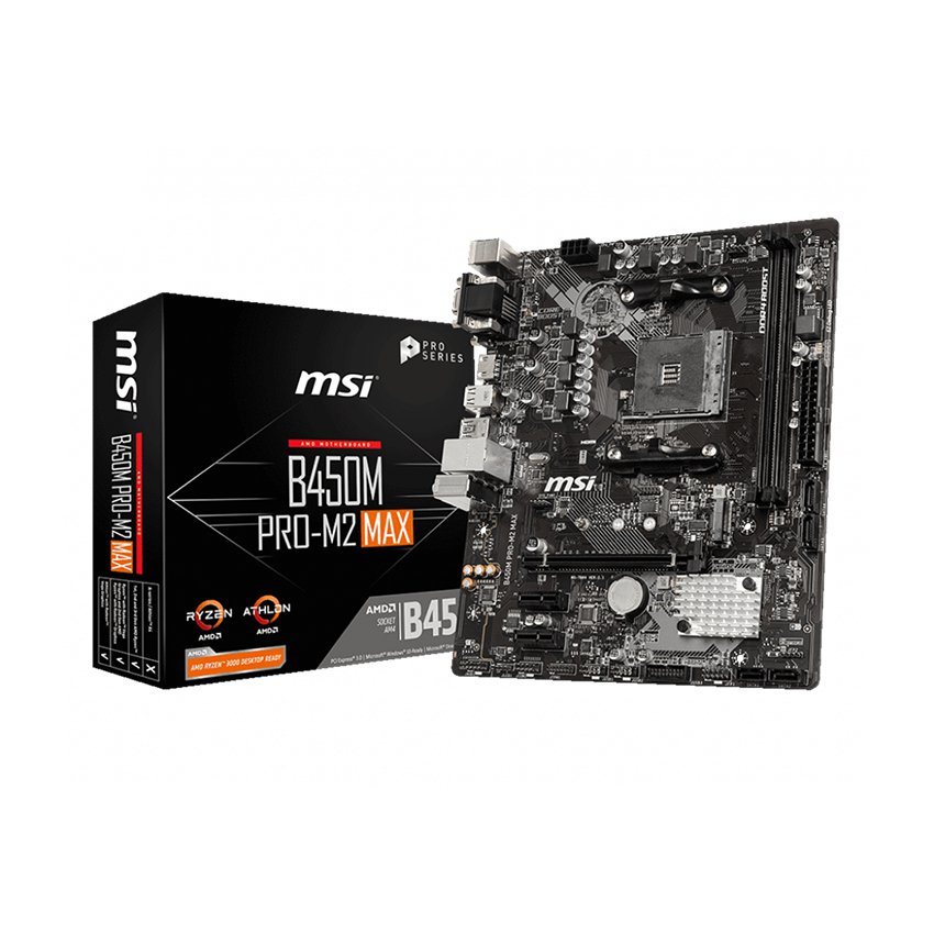 Mainboard MSI B450M PRO-M2 MAX - Socket AM4 m-ATX DDR4
