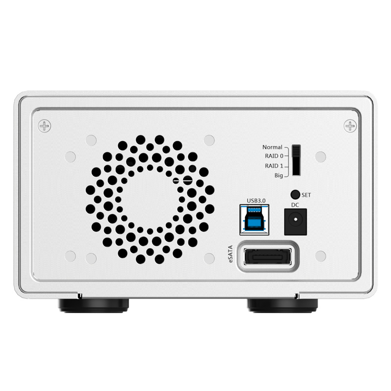 Hộp đựng 2 ổ cứng 3.5 ORICO 3529RUS3 Đen Bạc