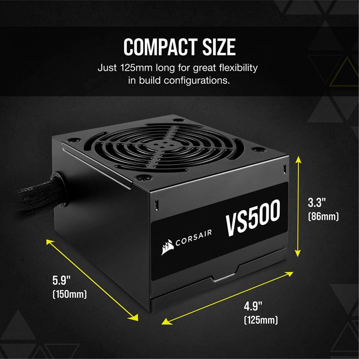 Nguồn Corsair VS500 80 Plus Hiệu Suất Cao