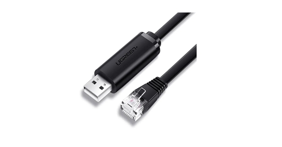 Cáp lập trình Console USB to RJ45 FTDI chính hãng Ugreen 50773 cao cấp | Hàng chính hãng