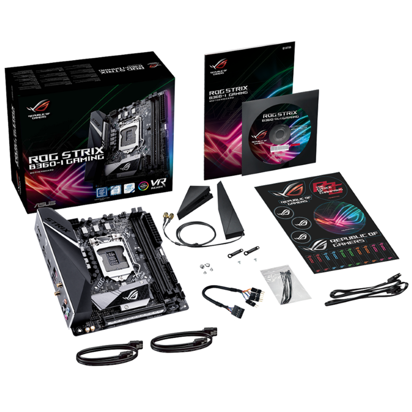 Mainboard ASUS ROG STRIX B360-I GAMING (Intel B360 , Socket 1151, Mini ATX, 2 khe RAM DDR4)