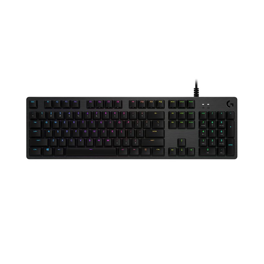 Bàn phím cơ Logitech G512 Carbon RGB (GX Red Linear) 920-009372 | Hàng chính hãng