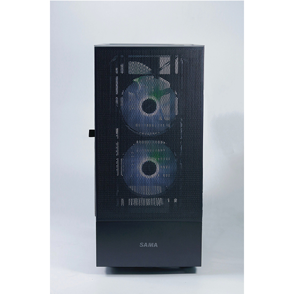 VỎ MÁY TÍNH SAMA 3307 BLACK (ATX,KÈM SẴN 3 FAN ARGB) | Hàng chính hãng