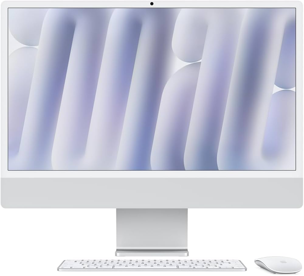 PC iMac M4 8Core CPU 8 Core GPU 16GB RAM 256GB SSD 24" 4.5K Bạc/Xanh lá/Xanh Dương/Hồng