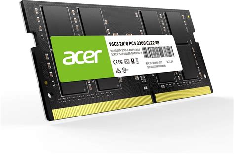 RAM Laptop Acer SODIMM DDR4 UD100 16GB 3200MHz CL22 – SD100-16GB-3200