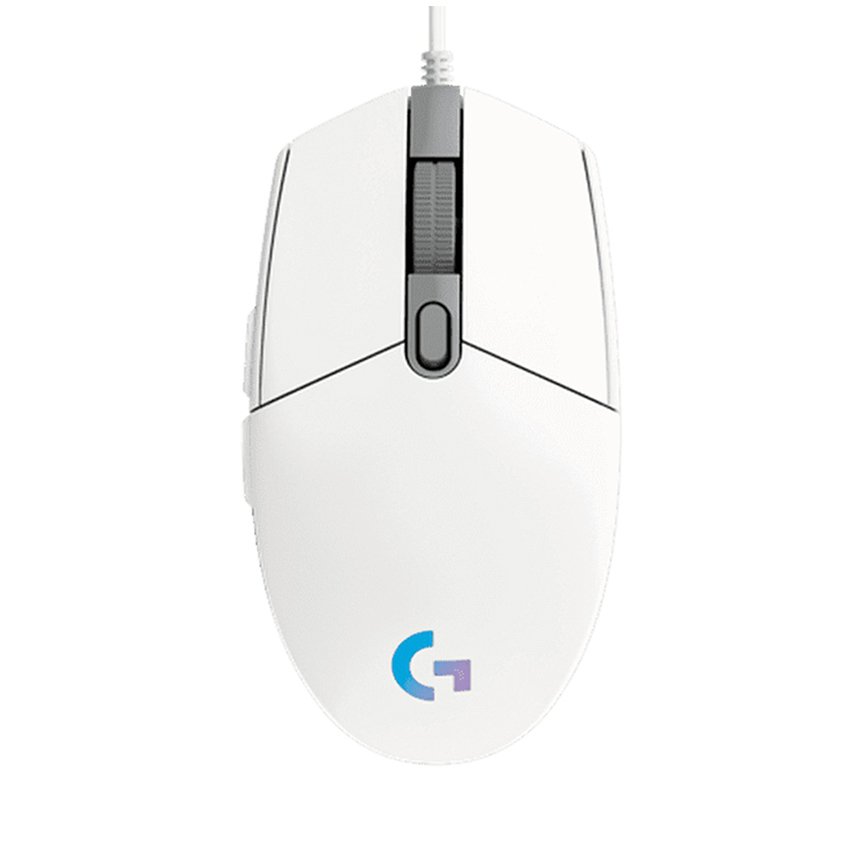 Chuột có dây Logitech gaming G102 GEN II LIGHTSYNC RGB White 910-005803 | Hàng chính hãng