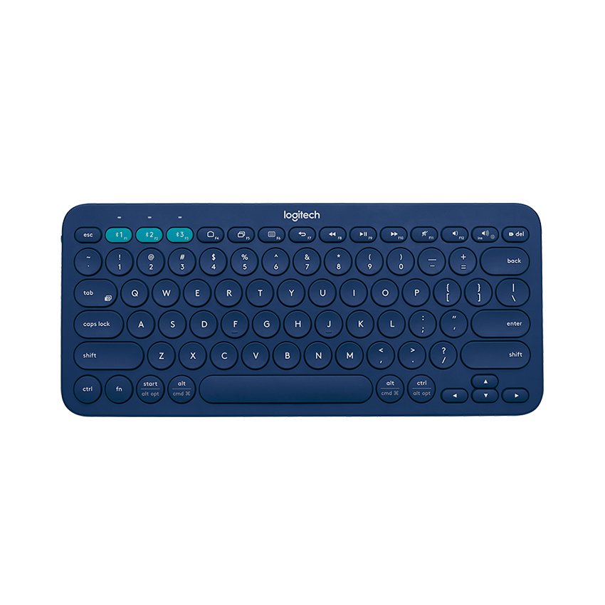 Bàn phím không dây Bluetooth Logitech K380 Xanh dương 920-007597 | Hàng chính hãng