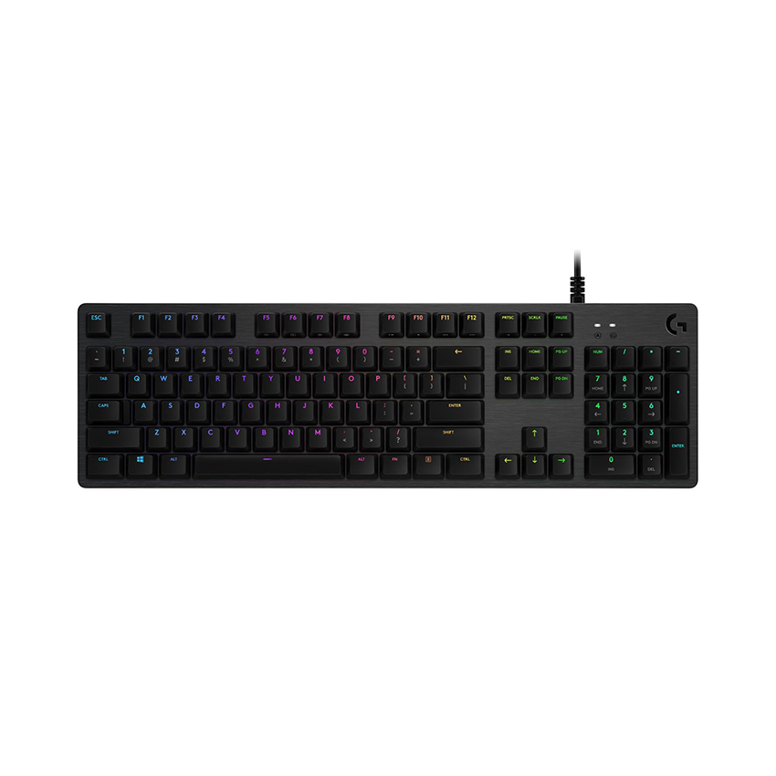 Bàn phím cơ Logitech G512 Carbon RGB (GX Blue Clicky) 920-008949 | Hàng chính hãng