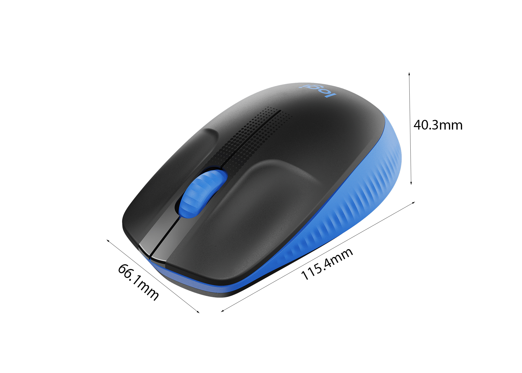 Chuột không dây Logitech M190 Xanh 910-005914 | Hàng chính hãng