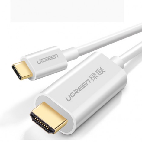 Cáp kết nối USB Type C to HDMI dài 1,5m Ugreen 30841 hỗ trợ 3D, 4K | Hàng chính hãng