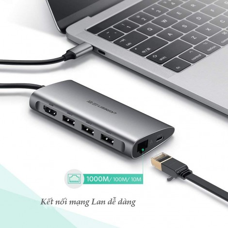 Cáp chuyển đổi Ugreen 50538 USB Type-C | Hàng chính hãng