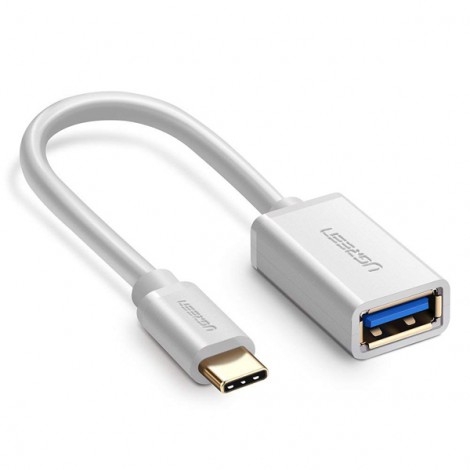 Ugreen 30702 – Cáp OTG USB Type C to USB 3.0 Màu trắng | Hàng chính hãng