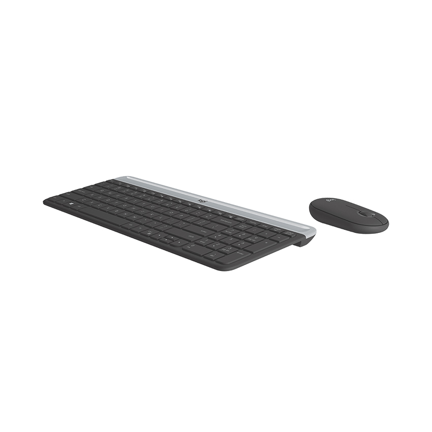 Bộ bàn phím chuột không dây Logitech MK470 Slim chính hãng
