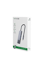 Hub Type-C VegGieg V-TC05R ra HDMI, 2 USB 3.0, PD, LAN