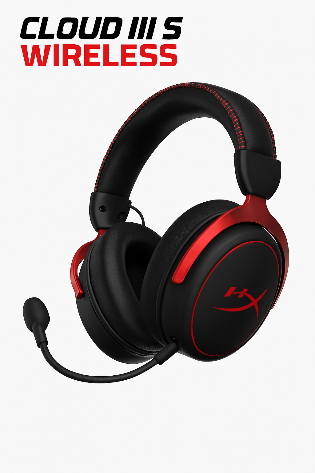 TAI NGHE CLOUD 3 S WIRELESS ĐEN/ĐỎ,ĐEN, TRẮNG