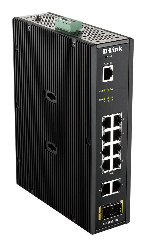D-Link DIS-200G-12S – Switch công nghiệp Gigabit Smart Managed 12 cổng