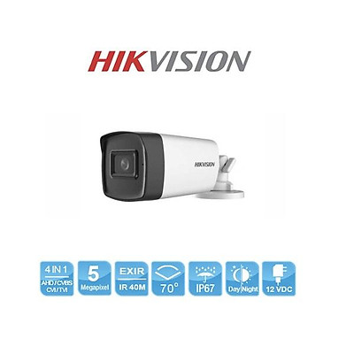 Hikvision Camera HD-TVI 5MP tích hợp MIC DS-2CE17H0T-IT3FS | Hàng chính hãng