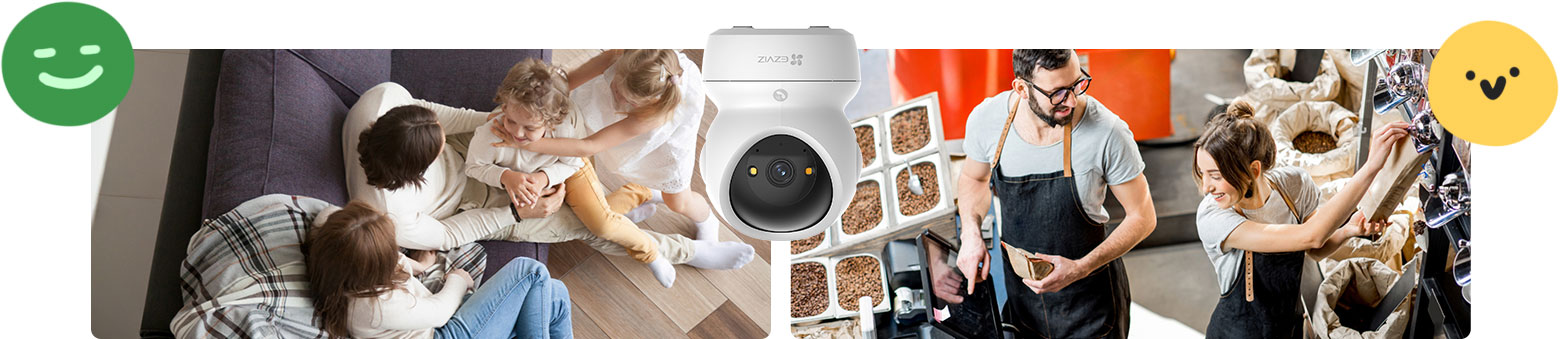 Camera WiFi EZVIZ H6C quay quét 360° – Pro 1080P, 2K, 2K+, 3K, G1 3K, G1 4K