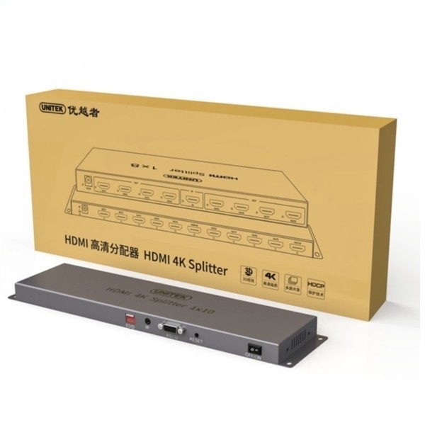 Bộ chia HDMI 1.4 1-10 UNITEK V136A 4K30HZ