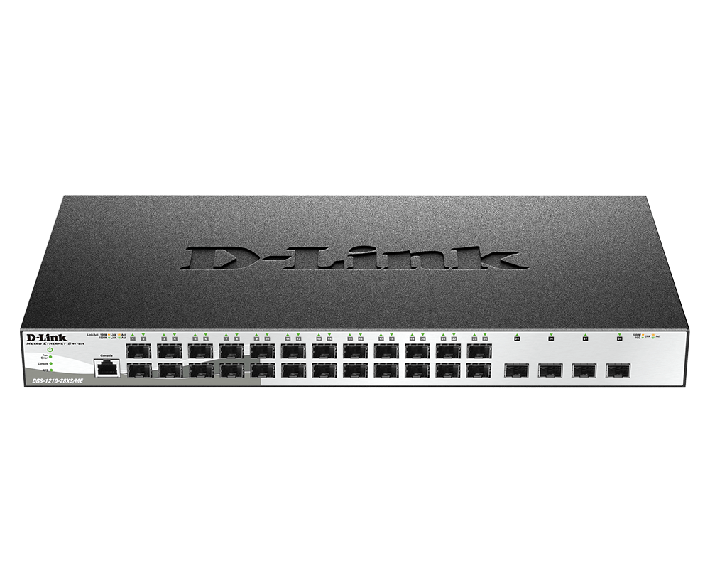 D-LINK DGS-1210-28XS/ME – SWITCH GIGABIT FIBER METRO ETHERNET 28 CỔNG