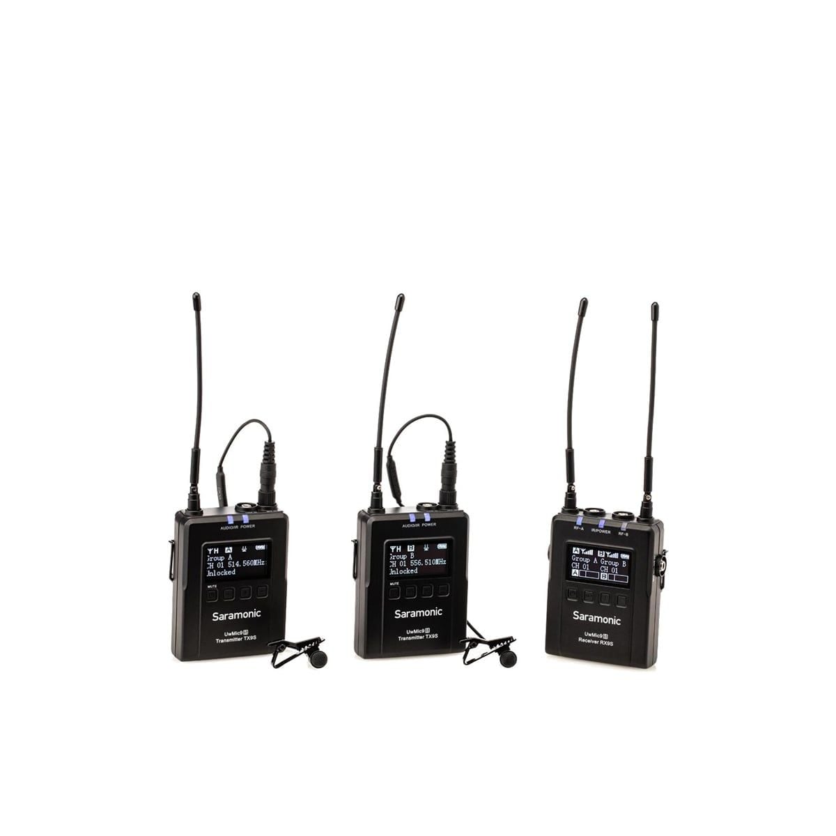 Bộ micro không dây Saramonic UwMic9S Kit 2