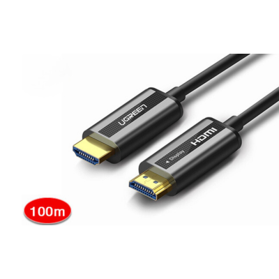 Cáp HDMI 2.0 sợi quang 100m Ugreen 50222 hỗ trợ 4K/60Hz cao cấp | Hàng chính hãng