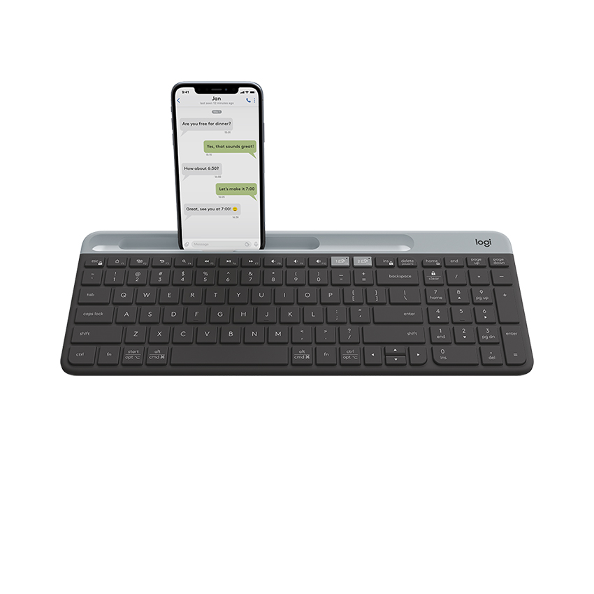Bàn phím không dây Logitech K580 Slim Multi-Device 920-009210 | Hàng chính hãng