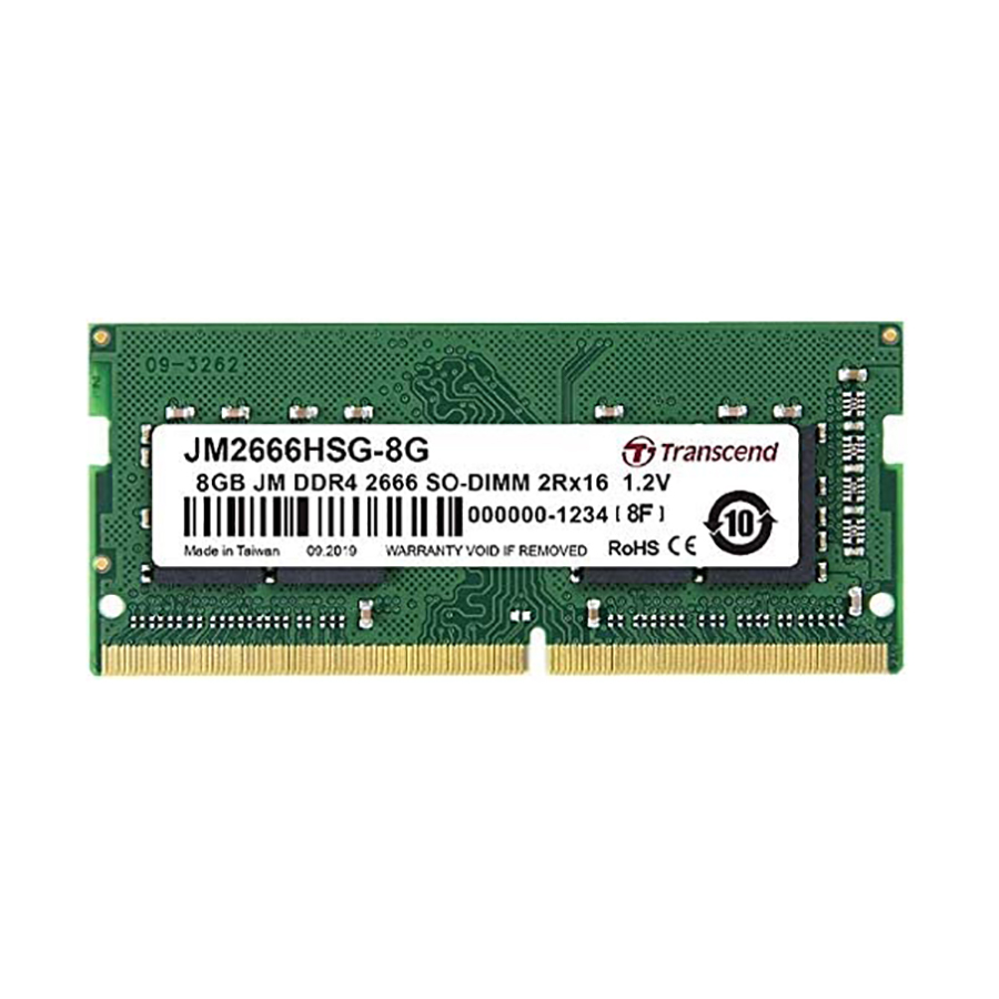 Ram Desktop Transcend JetRam 8GB (1x8GB) DDR4 2666MHz (JM2666HLH-8G) | Hàng chính hãng