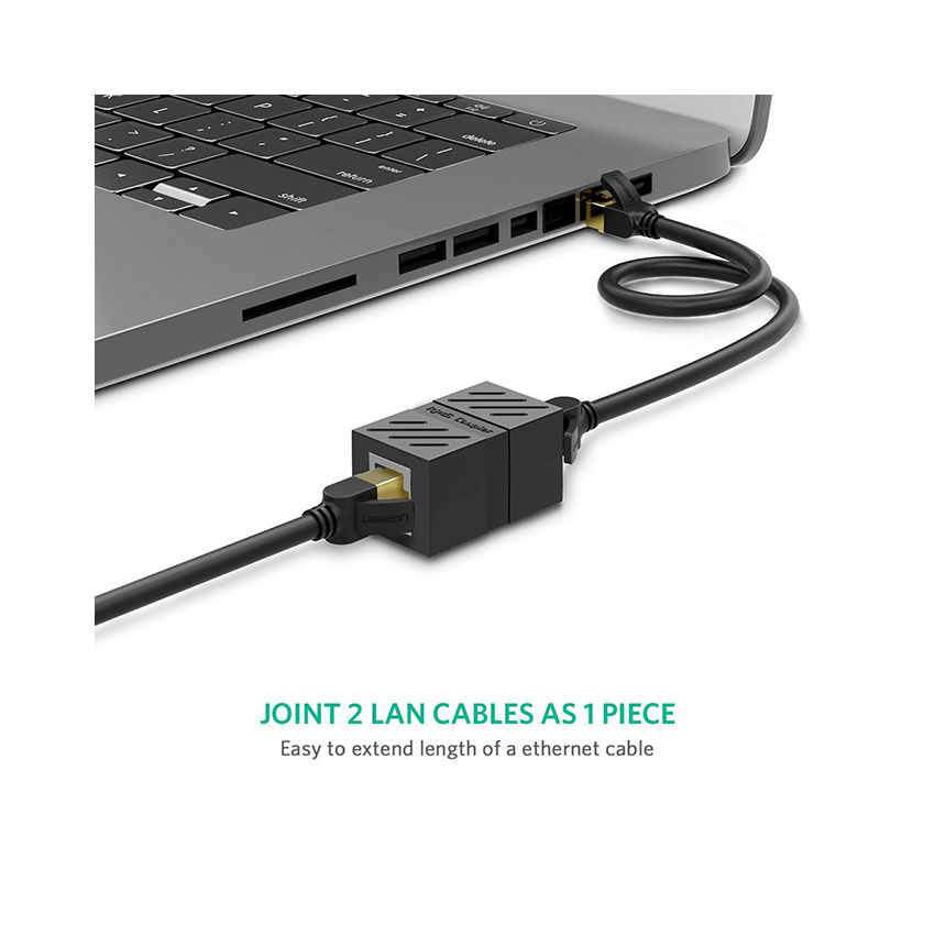 Đầu nối mạng Ugreen 20390 màu đen | Hàng chính hãng