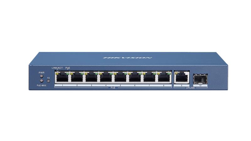 Switch 8 cổng Gigabit Hikvision DS-3E0510P-E/M | Hàng chính hãng