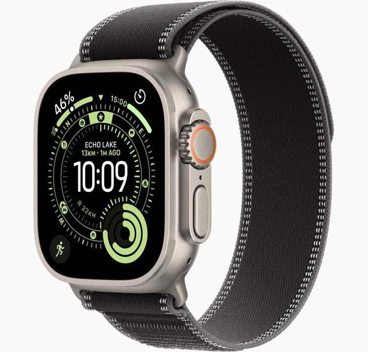 Apple Watch Ultra 3 49mm Natural Titanium Trail Loop M/S