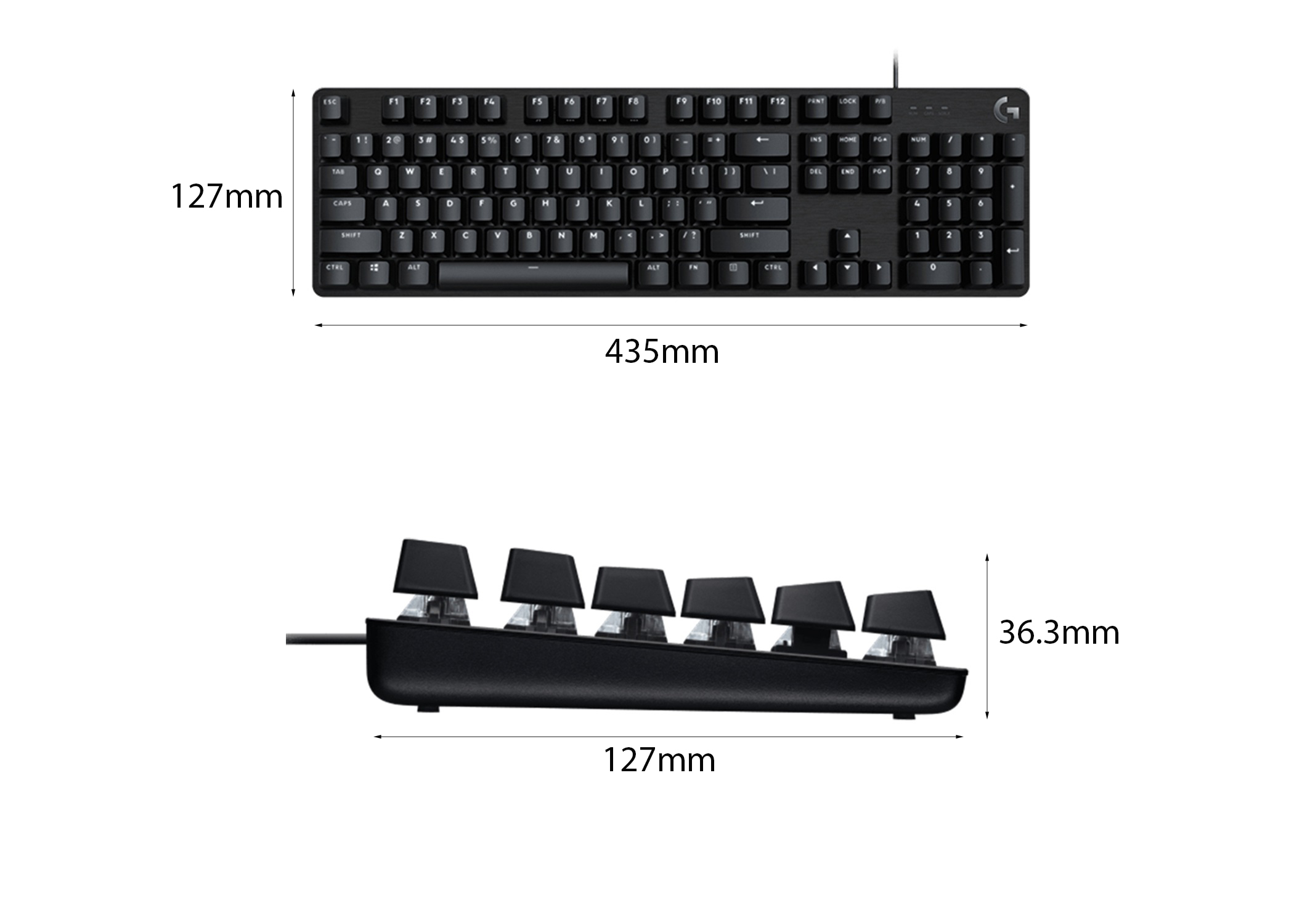 Bàn phím gaming Logitech G413 SE Mechanical chính hãng