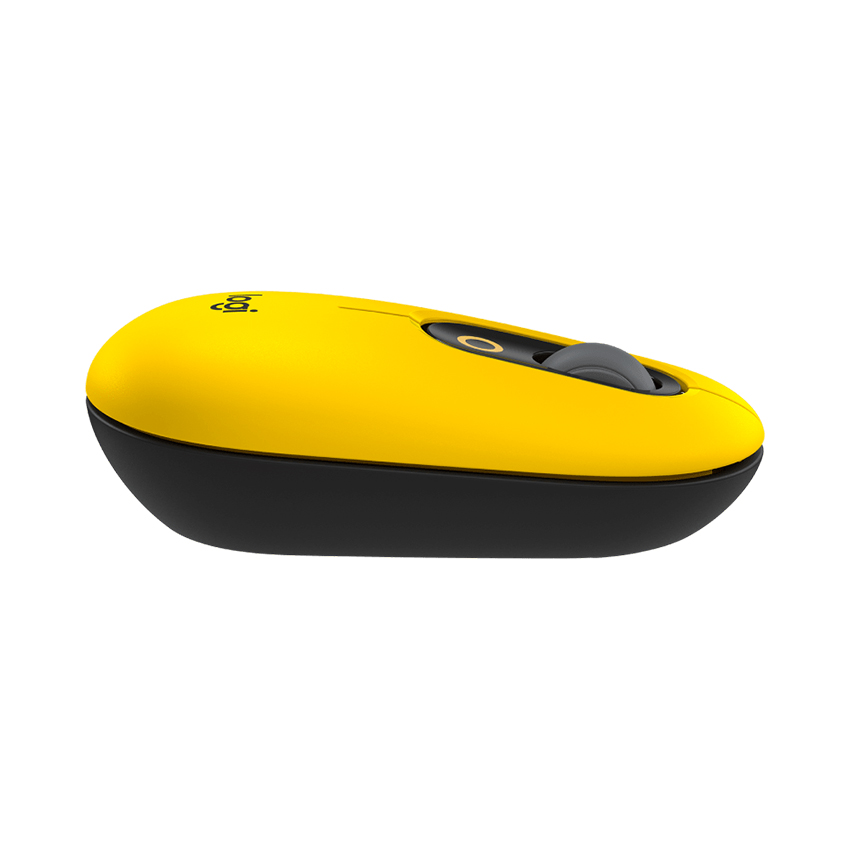 Chuột không dây Logitech POP with Emoji Vàng Đen 910-006514 | Hàng chính hãng