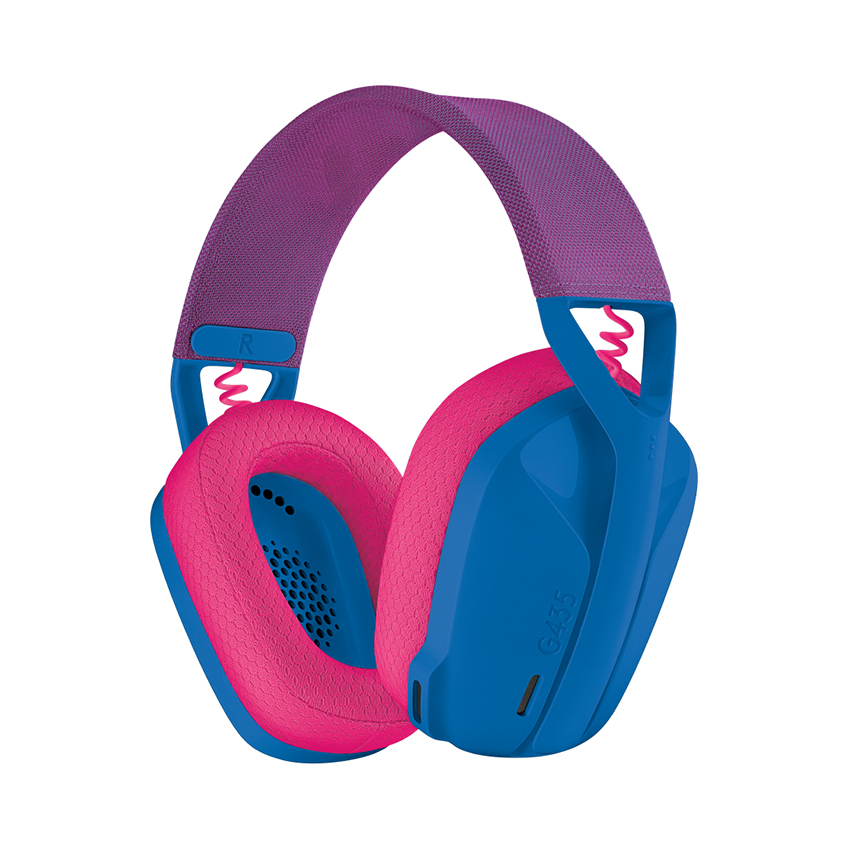 Tai nghe Logitech G435 LightSpeed Wireless Blue 981-001063 | Hàng chính hãng