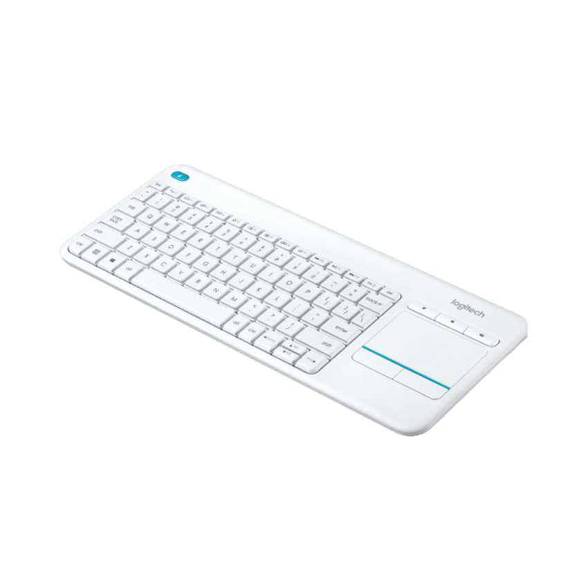 Bàn phím không dây Logitech K400 Plus (Trắng) 920-007166 | Hàng chính hãng
