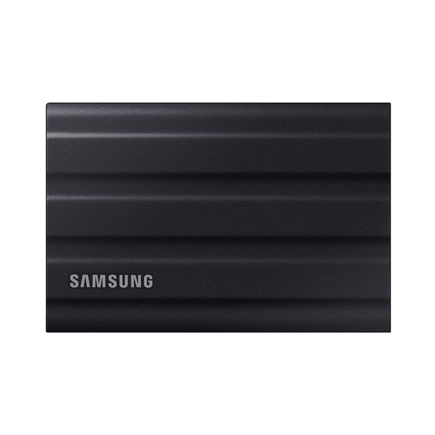 Ổ CỨNG GẮN NGOÀI SSD SAMSUNG T7 PORTABLE SHIELD 2TB 2.5 INCH USB 3.2 ĐEN chính hãng | Hàng chính hãng