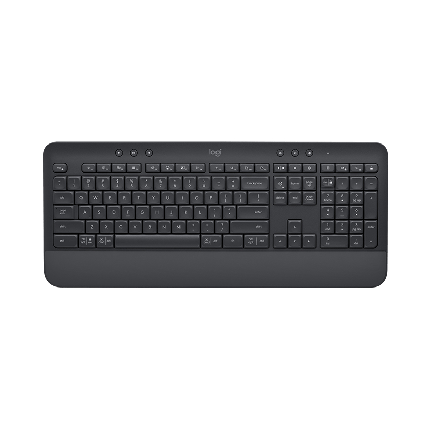 Bàn phím Không dây Logitech K650 Signature Graphite 920-010955 | Hàng chính hãng