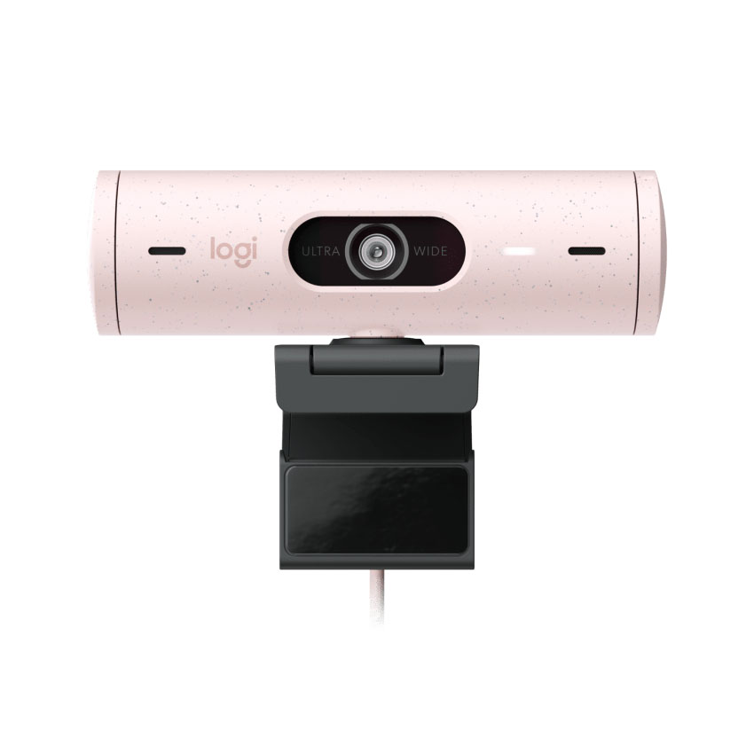 Webcam máy tính Logitech Brio 500 Pink 960-001433 | Hàng chính hãng