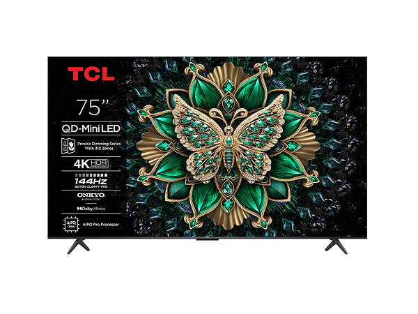 Tivi QD-Mini LED TCL 4K 75 inch 75C6K Mới 2025 | Hàng chính hãng