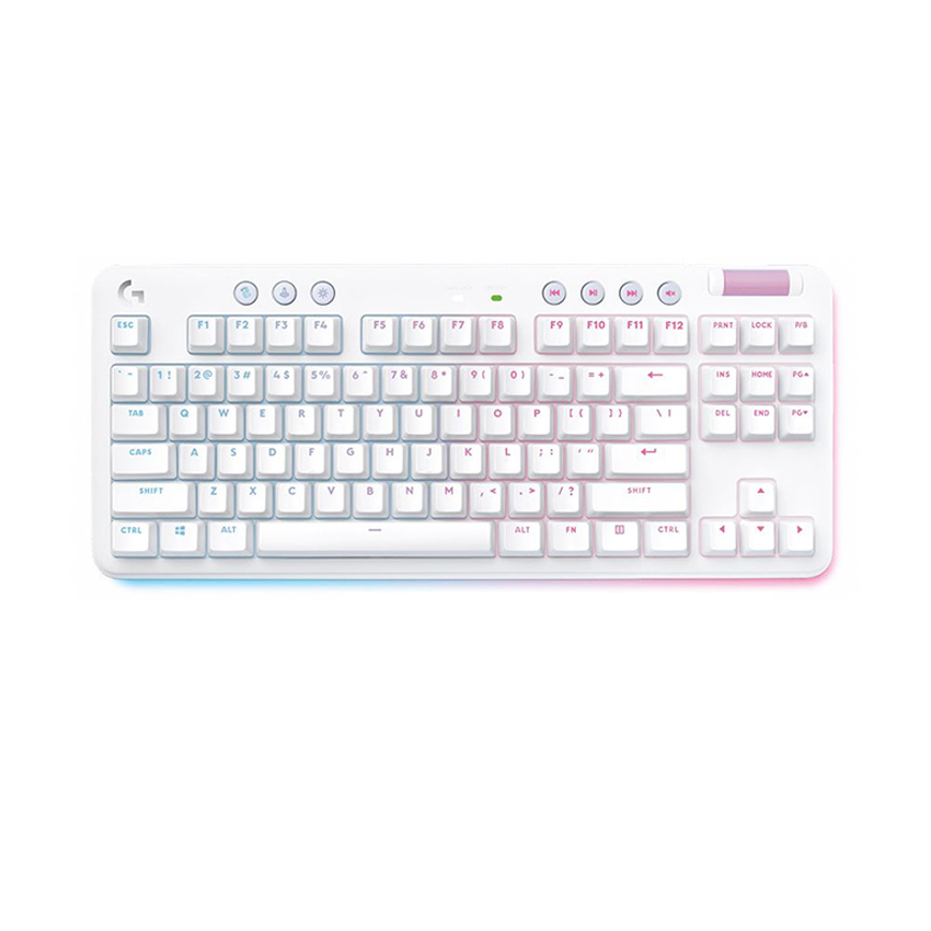 Bàn phím gaming không dây Logitech G715 TKL Off-white Tactile Aurora Collection 920-010467 | Hàng chính hãng