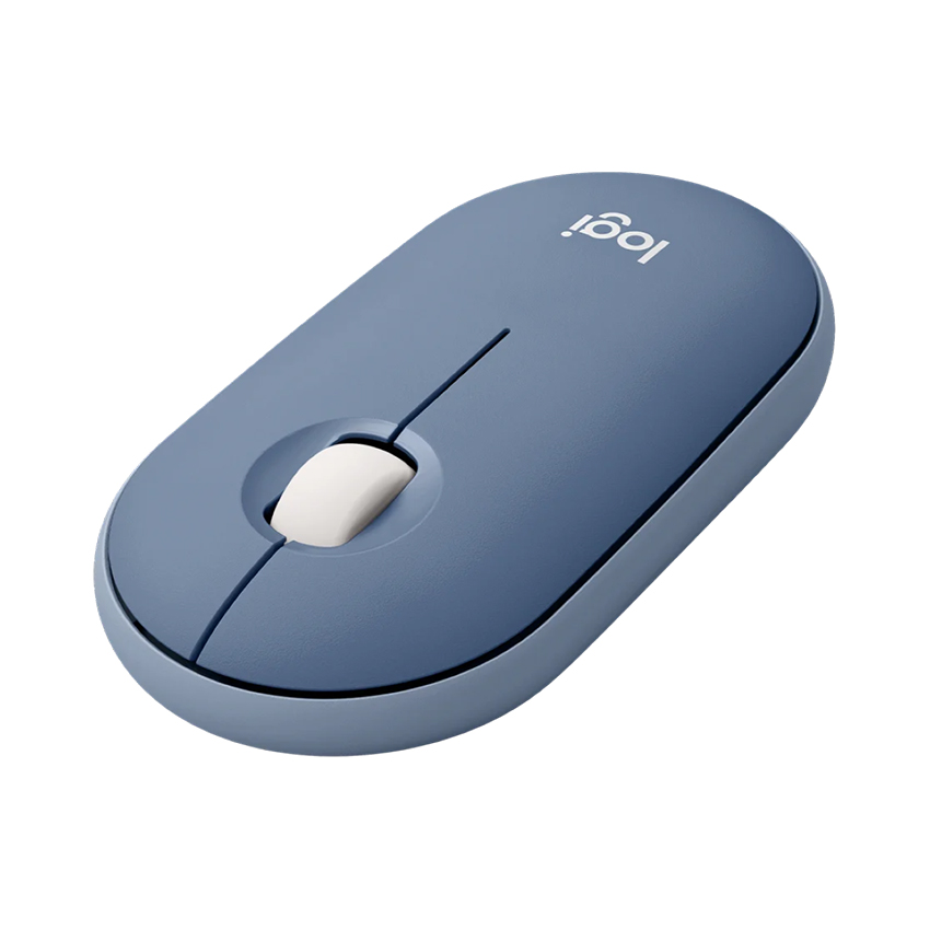 Chuột không dây Logitech Pebble M350 Xanh 910-006667 | Hàng chính hãng