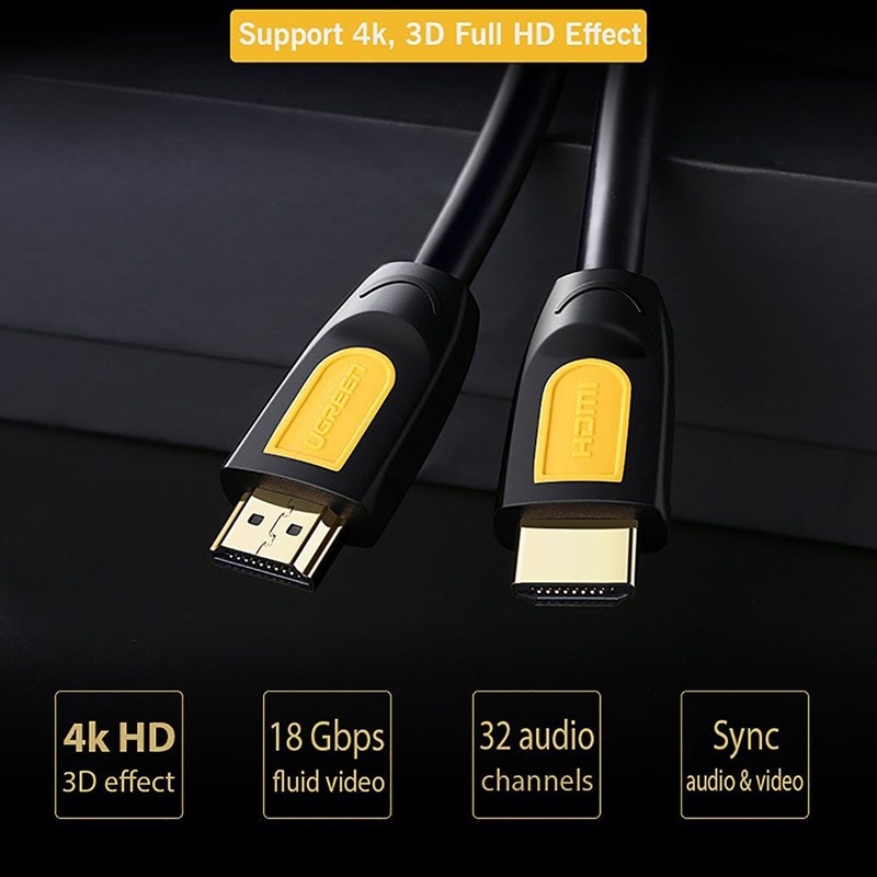Cáp HDMI 15M Ugreen 11106 hỗ trợ 4K*2K | Hàng chính hãng