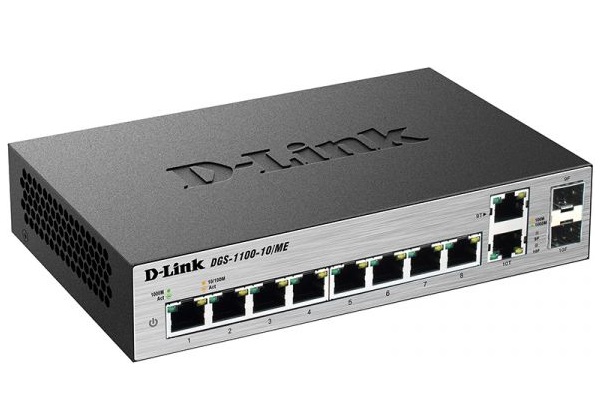 D-LINK DGS-1100-10/ME – SWITCH METRO ETHERNET LAYER 2 10 CỔNG