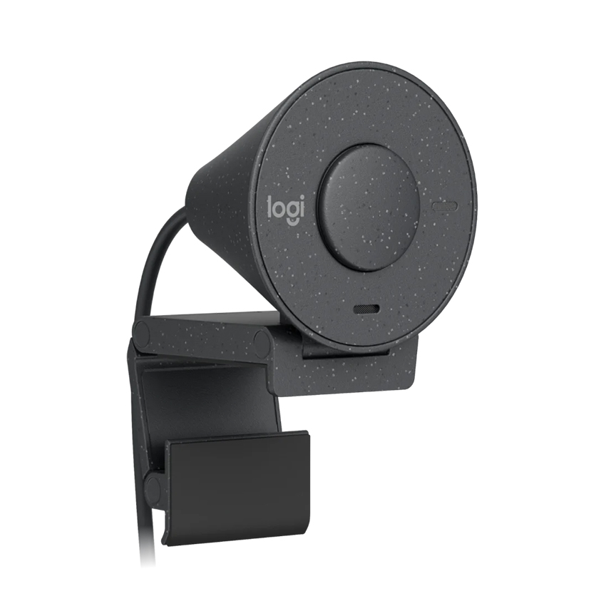 Webcam máy tính Logitech Brio 300 Graphite 960-001437 | Hàng chính hãng